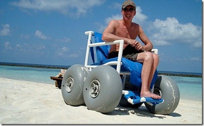 Baros beach wheelchair