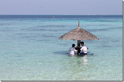 Centara Ras Fushi - in lagoon lunch