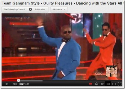 DWTS Gangham style