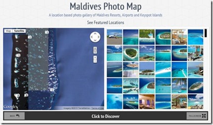 Dreaming of Maldives interactive map