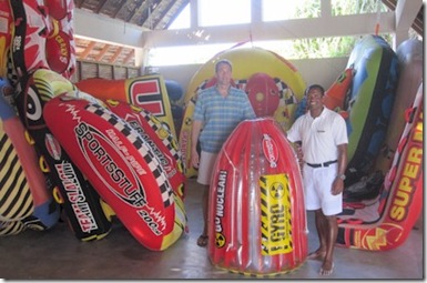 Four Seasons Landaa Giraavaru water sports inflatables
