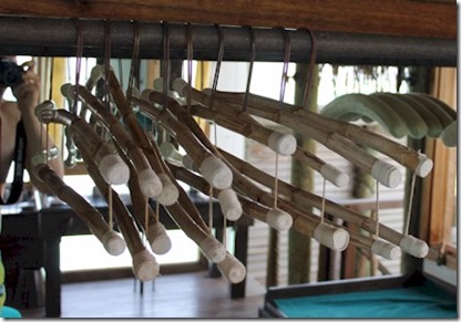 Gili Lankanfushi - coat hangers