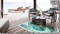 Jumeirah Vittaveli water villa deck glass floor