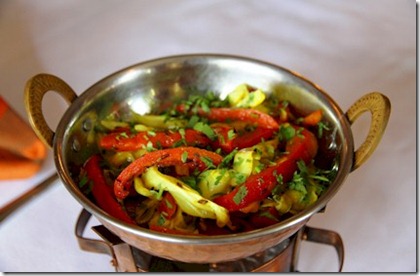 Kurumba - Jain vegetarian cabbage with capsicum