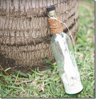 LUX Maldives message in a bottle 1