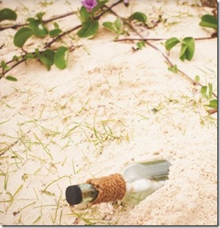 LUX Maldives message in a bottle 2