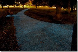 Maldives - lighted path