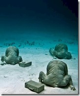 Maldives - underwater sculpture