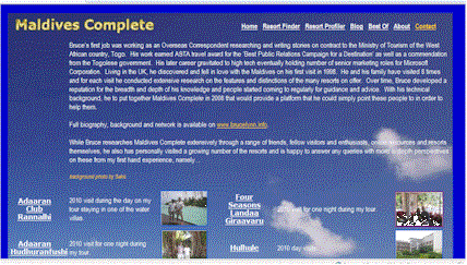 Maldives Complete Bio page thumbnail