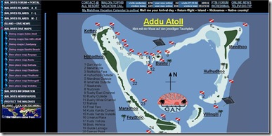 Maldives Portal - dive map example