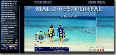 Maldives Portal - home page