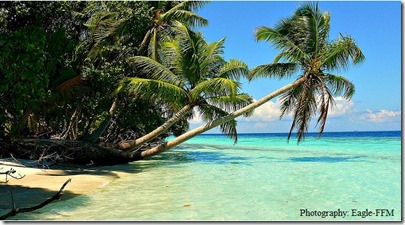 Maldives beach erosion