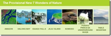 New 7 Wonders of Nature