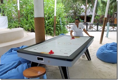 One and Only Reethi Rah air hockey
