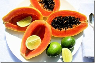 Papaya and Lime