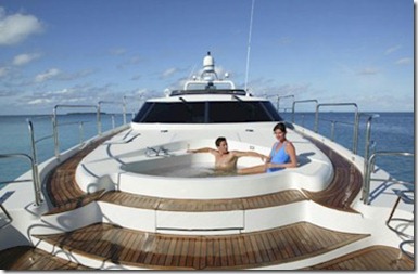 The Rania Experience yacht jacuzzi