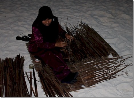 Vakarufalhi cultural expo palm weaving