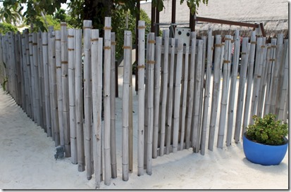 Velaa - bamboo fence