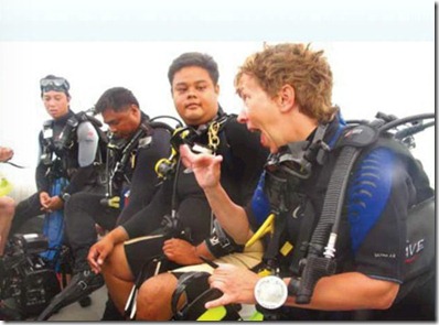 Worldwide Dive and Sail Maldives trip for hearing impaired