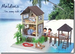 Maldives water villa play set