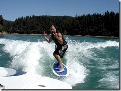 Wake surfing Maldives