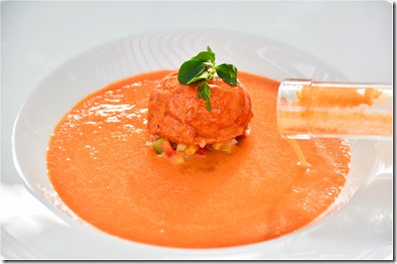 Park Hyatt Hadahaa - ice cold gazpacho