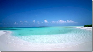 Maldives lagoon