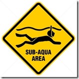 Snorkeling sign