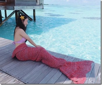 Gili Lankanfushi - Punchita Kuakulpitak mermaid