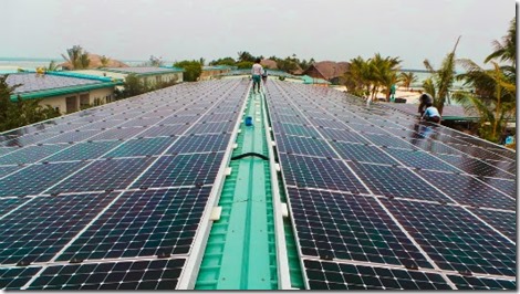 Club Med Finolhu - solar panels 2