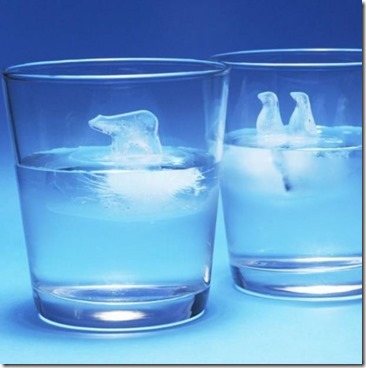 Ice figurines