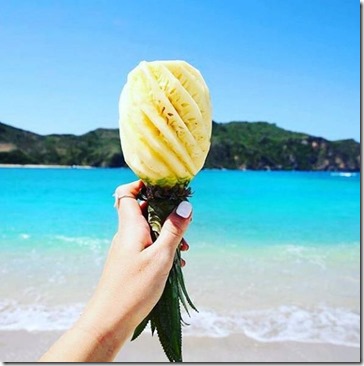 Pineapple lolly