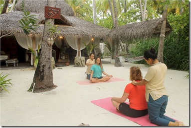 Thudufushi - yoga finish