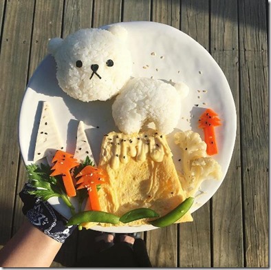 LUX South Ari Atoll - food art plate