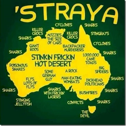 Australia destination map