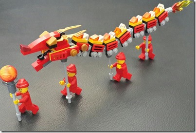 Lego chinese dragon