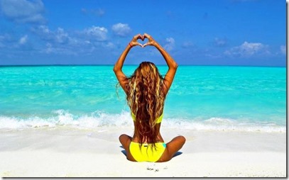 Hearts - beach beauty