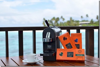 Park Hyatt Hadahaa - biogradable coffee pods