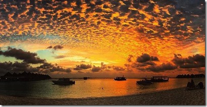 Maldives sunset 13