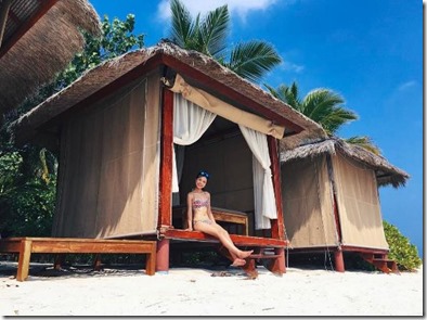 Banyan Tree Vabbinfaru - beach hut