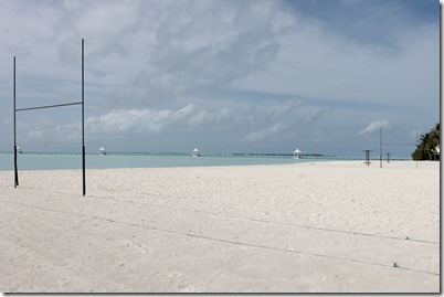 Cinnamon Hakuraa Huraa - beach rugby pitch