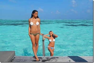 Chloe Lambertt and Madison Luxe (Australia) - Gili Lankanfushi