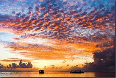 Maldives sunset 4