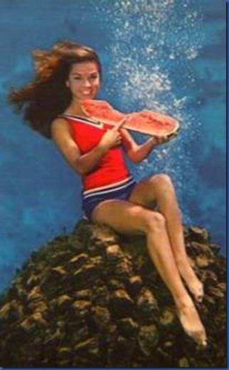 Underwater - activity - watermelon