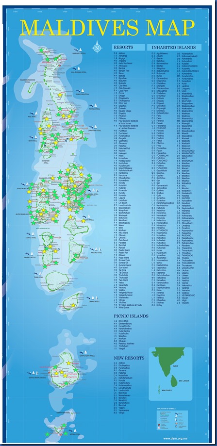 Tour - map of visited resorts 2018