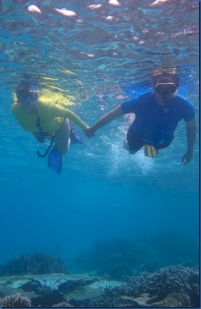 romantic snorkeling