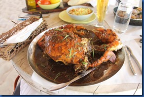 Soneva Jani - mud crab dish