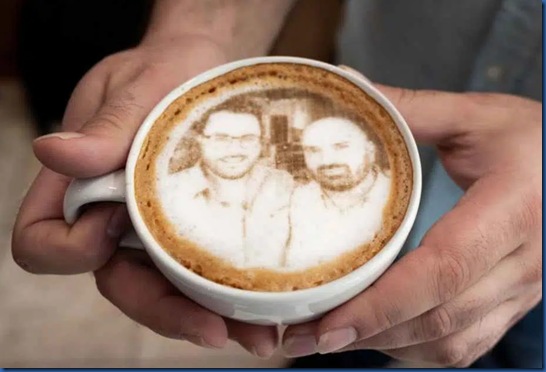 Havent Seen - cappucino image printing