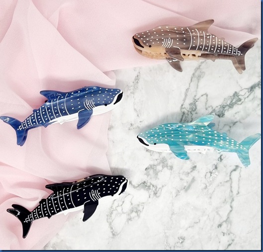 Havent Seen - whale shark hair clips