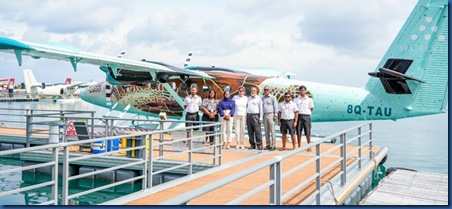 Six Senses Laamu - turtle seaplane